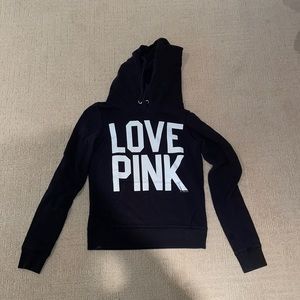 Black VS pink hoodie